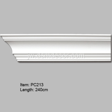 PU Coving Cornice kanggo Dekorasi Interior